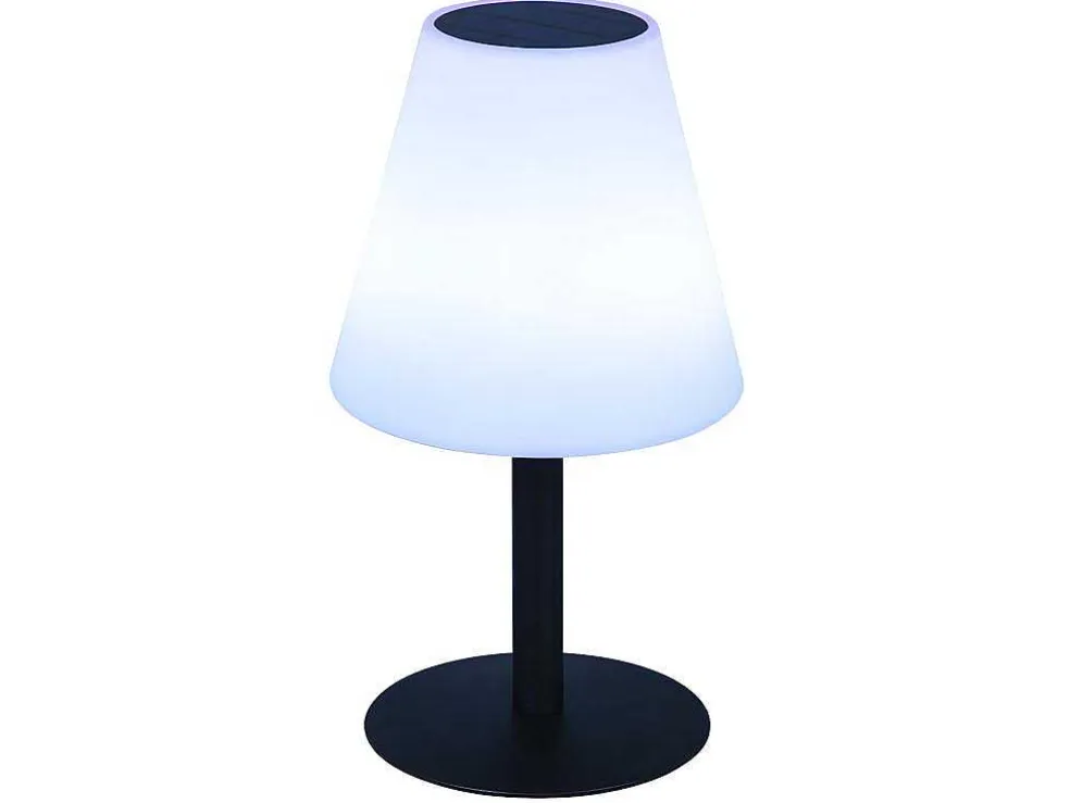 Buitenlamp Op Voet Met Led-Verlichting Edison - Metaal - H36 Cm - Veranderende Kleuren