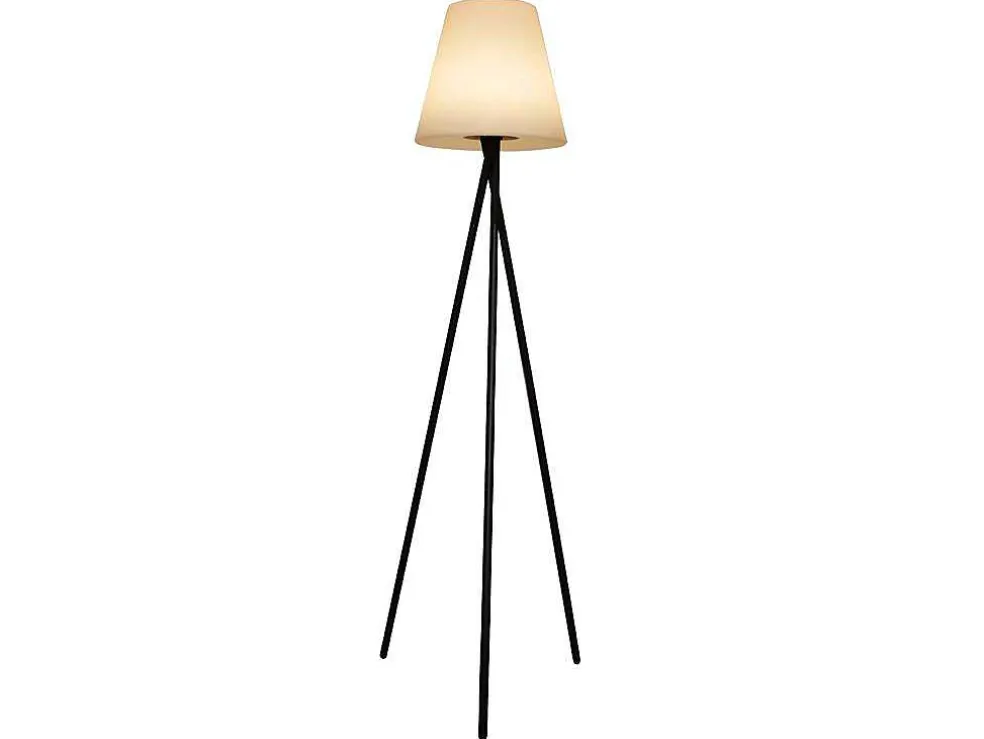 Buitenlamp Op Voet Met Led-Verlichting Leddy - Metaal - H150 Cm - Veranderende Kleuren