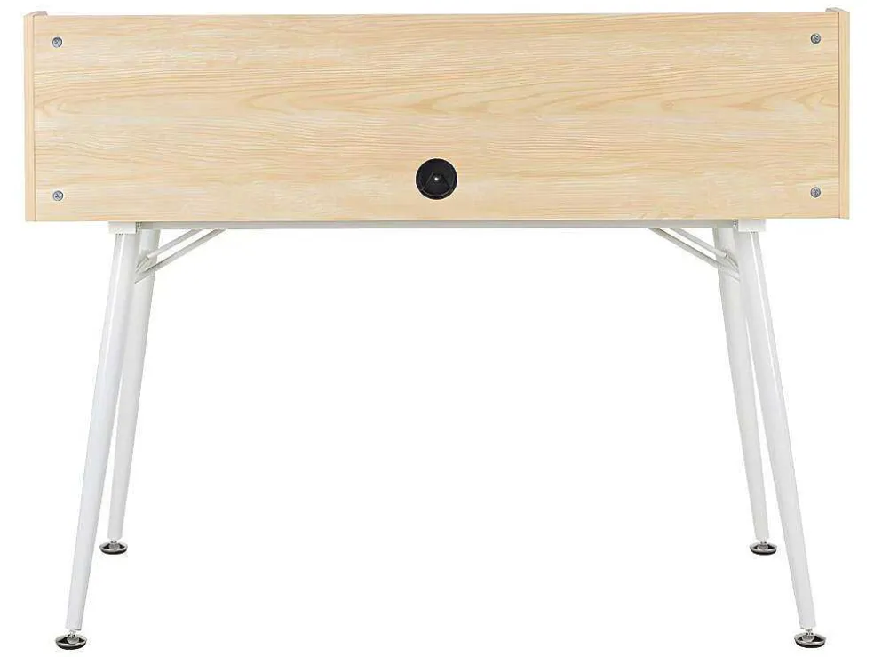 Bureau Larcos Met Opbergruimte - Eik & Wit