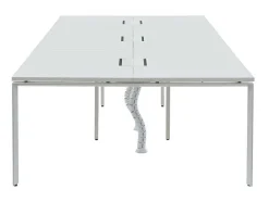 Bureaubank 6 Personen - Wit - L140 Cm - Downtown