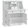 Bureaukast - Grenen En Mdf - Wit - Cleore