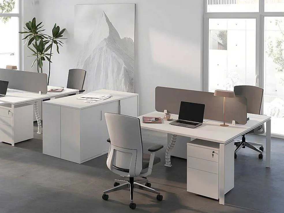 Bureaustoel - Stof - Grijs - Humia