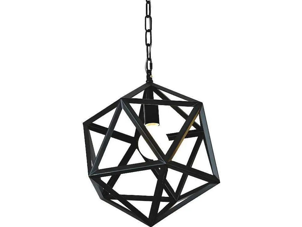Cage Hanglamp, Zwart, 30X30X100 Cm, Epikasa