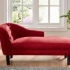 Chaise Longue - Hoek Rechts - Anouk Van Stof - Rood