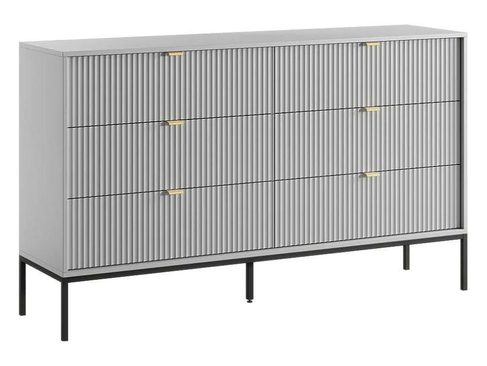 Commode Met 6 Lades - Grijs - Liouba - Van Pascal Morabito