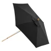 Corypho Parasol Met Kantelfunctie Zwart.