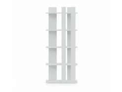 Cristiana Boekenkast, Wit, 75X20X180 Cm, Epikasa