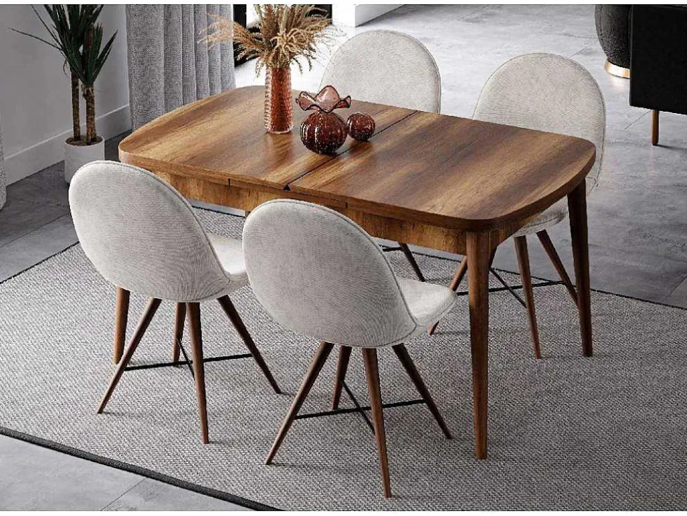 Dalila Tafel, Walnoot, 178X80X72 Cm, Epikasa