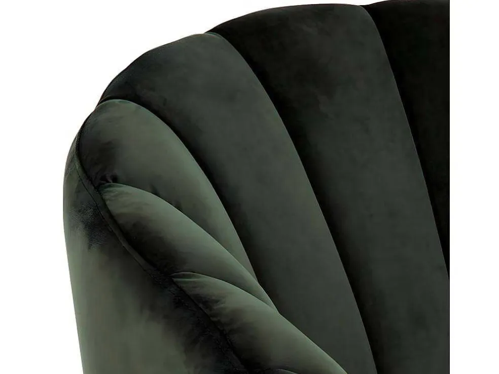 Dano Fauteuil Lounge Fauteuil Groen, Messing.