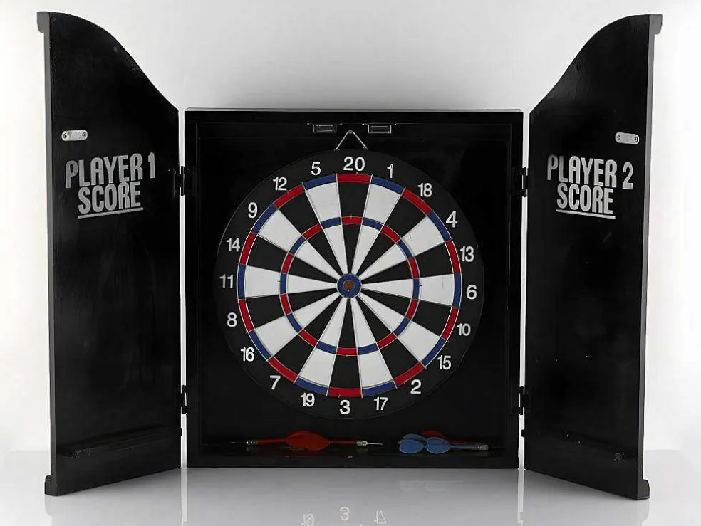 Dartboard En Decorative Plaat Happy Hour
