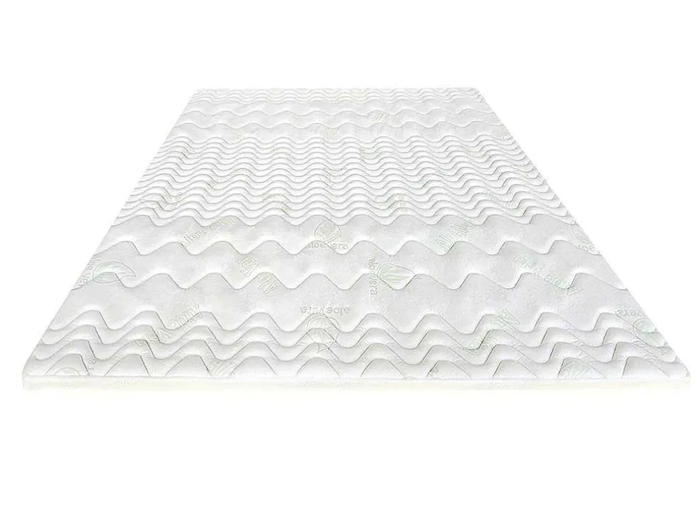 Dekmatras Met Vormgeheugenschuim Aloe Vera Van Naturea - 180 X 200 Cm