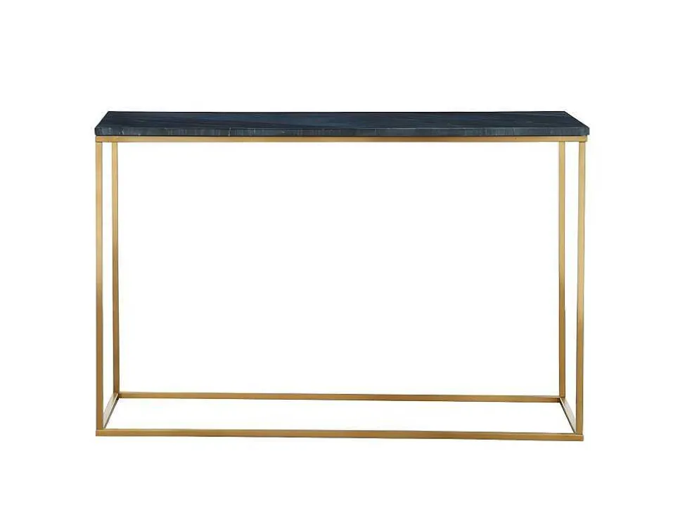 Design Sidetable Aretha - Marmer En Metaal - Zwart En Goudkleurig - Van Pascal Morabito