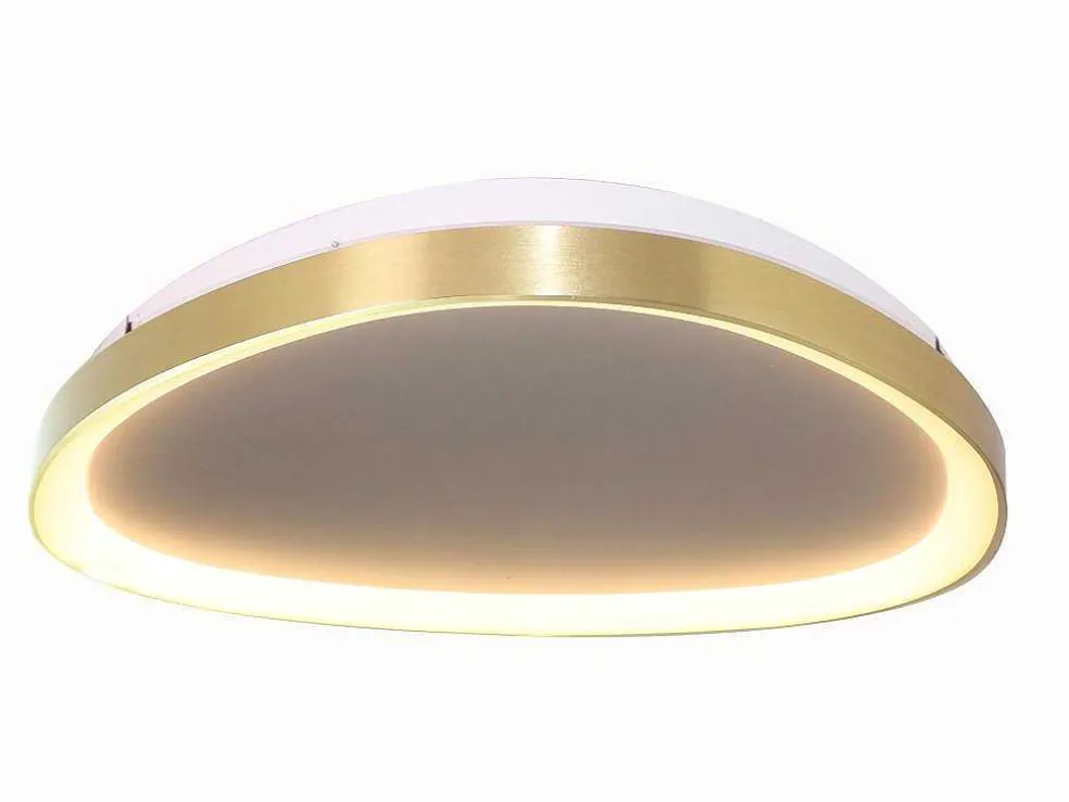 Design-Plafondlamp Met Variabele Ledverlichting - Aluminium En Metaal - D65 - Goudkleurig - Granby