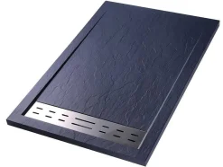 Douchebak Lyros Inclusief Sifon - 1200 X 900 X 40 Mm - Antraciet