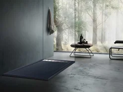 Douchebak Lyros Inclusief Sifon - 1200 X 900 X 40 Mm - Antraciet