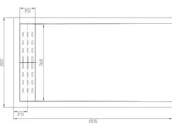 Douchebak Lyros Met Sifon Inbegrepen - 1600X900X40Mm - Wit
