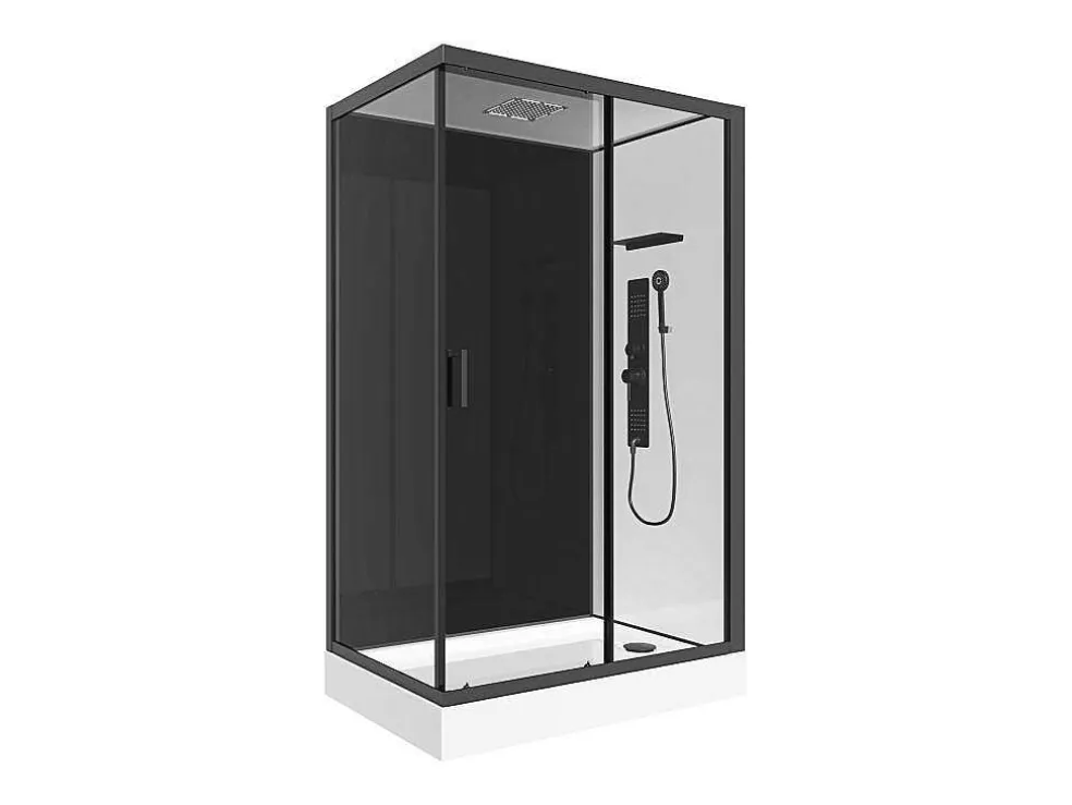 Douchecabine Massagefunctie - Omkeerbare Installatie - L110 X B80 X H215 Cm - Fomira