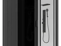 Douchecabine Massagefunctie - Omkeerbare Installatie - L110 X B80 X H215 Cm - Fomira