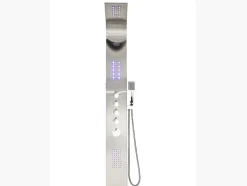 Douchekolom Felicita Met Thermostaatkraan, Balneotherapie En Led-Verlichting - 20*165 Cm
