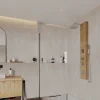 Douchekolom Met Massagestralen Solal Van Bamboe - 20 X 140Cm