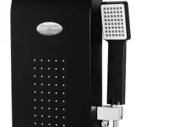 Douchekolom Met Massagestralen Kourbea - Zwart - 20 X 132 Cm