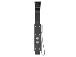 Douchekolom Met Massagestralen Evana - Zwart - 45 X 150 Cm