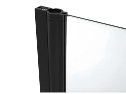 Draaibare Douchedeur - 70 X 195 Cm - Matzwart - Gehard Glas - Sarasota