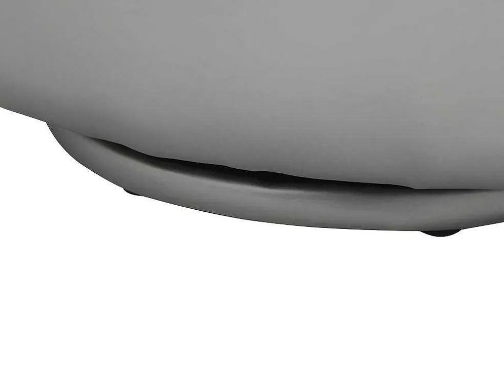 Draaiende Fauteuil Catchy Van Kunstleer - Zilverkleurig