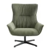 Draaifauteuil Van Groen Ribfluweel Galati