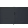 Draaipoort Van Aluminium Antraciet - L305 X 181 Cm - Nazario