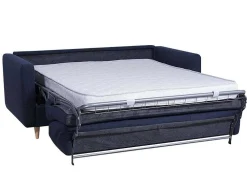 Driezits Express Bedbank Van Stof Ganoa - Antraciet