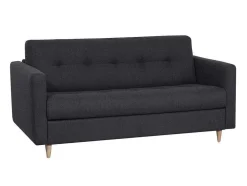 Driezits Express Bedbank Van Stof Ganoa - Antraciet
