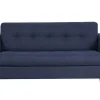 Driezits Express Bedbank Van Stof Ganoa - Blauw