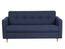 Driezits Express Bedbank Van Stof Ganoa - Blauw