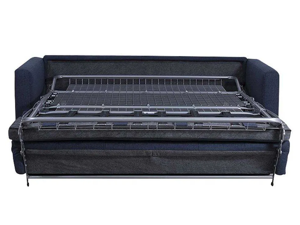Driezits Express Bedbank Van Stof Ganoa - Blauw