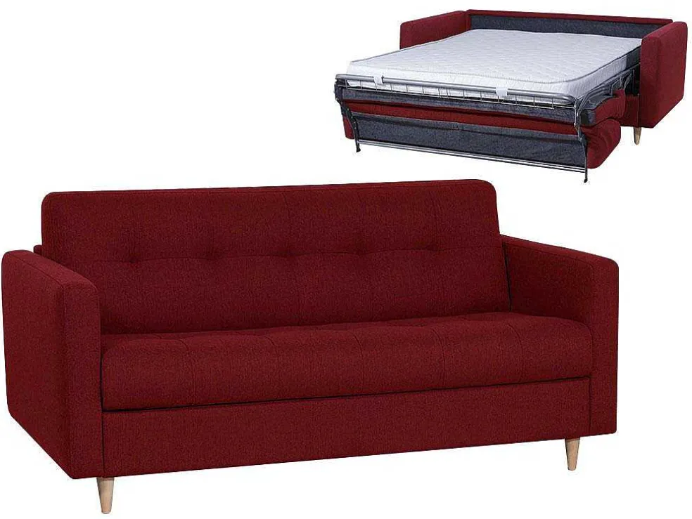 Driezits Express Bedbank Van Stof Ganoa - Blauw