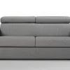 Driezits Express-Bedbank Van Stof Vizir - Grijs - Slaapafmeting 140 Cm