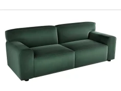 Driezitsbank Van Groen Velours Otrano