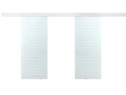 Dubbelwandige Schuifdeur - H205 X L166Cm - Gehard Glas - Astana