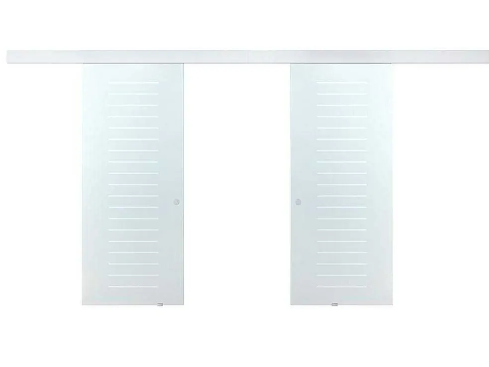 Dubbelwandige Schuifdeur - H205 X L166Cm - Gehard Glas - Astana