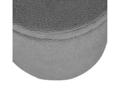 Dunken Poef, Hocker Met Opbergruimte O51Cm Teddystof Bruin.