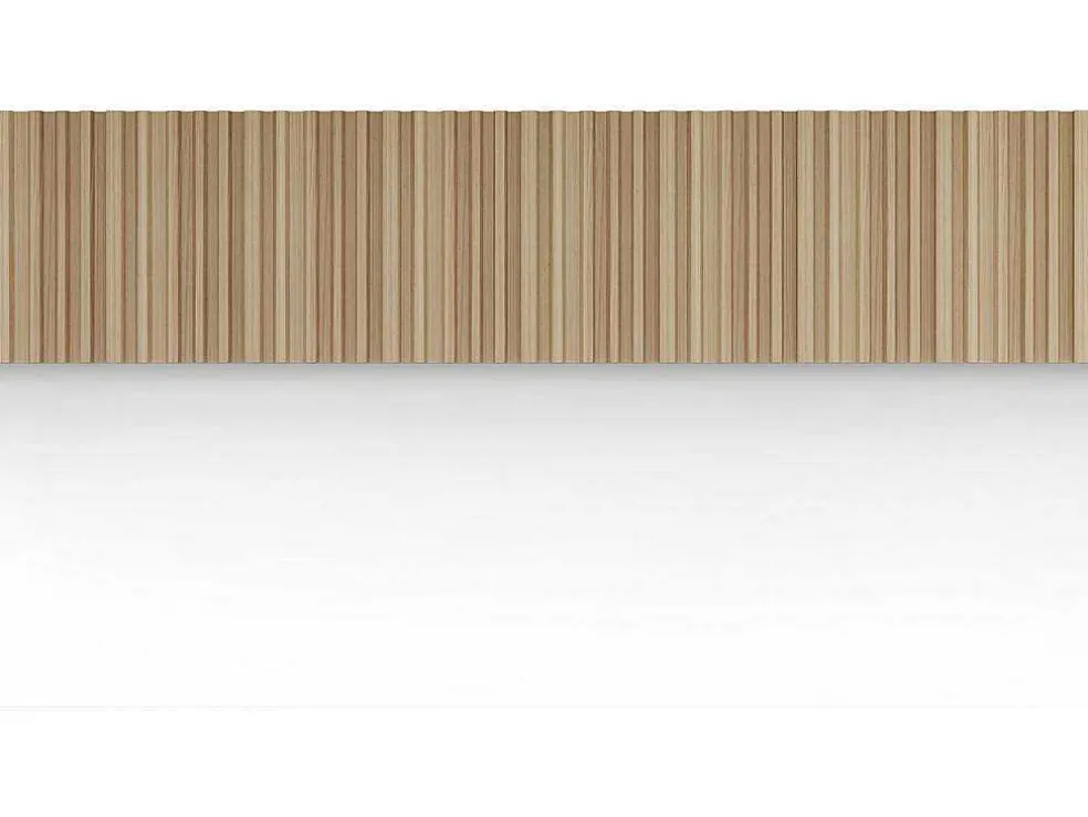 3D-Wandpaneel - 3,71 M - Natuurlijke Lichte Houtkleur - Set Van 8 - Tatiana