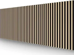3D-Wandpaneel - 2,83 M - Zwart En Goudkleurig - Set Van 8 - Clinton