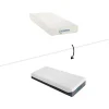 Elektrisch Bed Bedbodem En Matras Lattenbodem En Contactplaatjes Met Vormgeheugen - Dionysos Van Dreamea - Motor Okin - Wit - 2X80X200 Cm