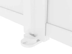 Elektrische Draaipoort Van Aluminium L355 X H181 Cm Wit - Nazario