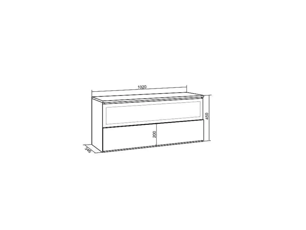Elektrische Haard Led , 102X45X35Cm, 1 Opening, 1 Deur, Elektrische Haard, Hangend, Cement