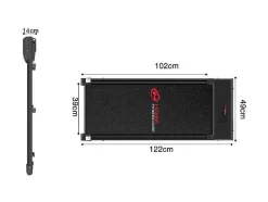 Elektrische Loopband Met Lcd -Display Voor Oefening Van Het Thuiskantoor