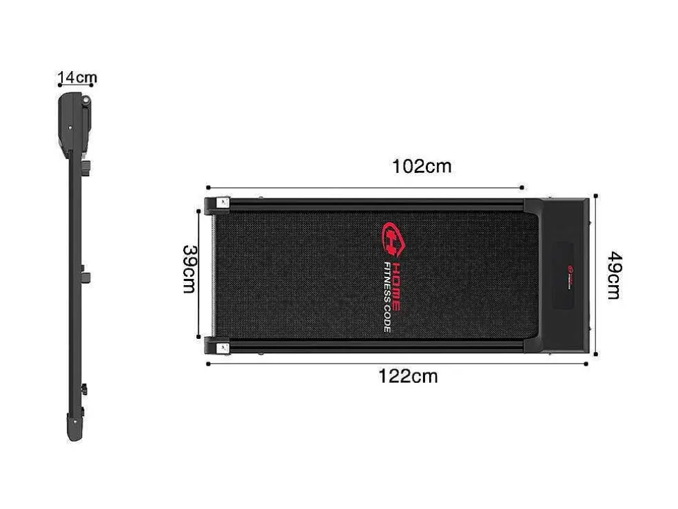 Elektrische Loopband Met Lcd -Display Voor Oefening Van Het Thuiskantoor
