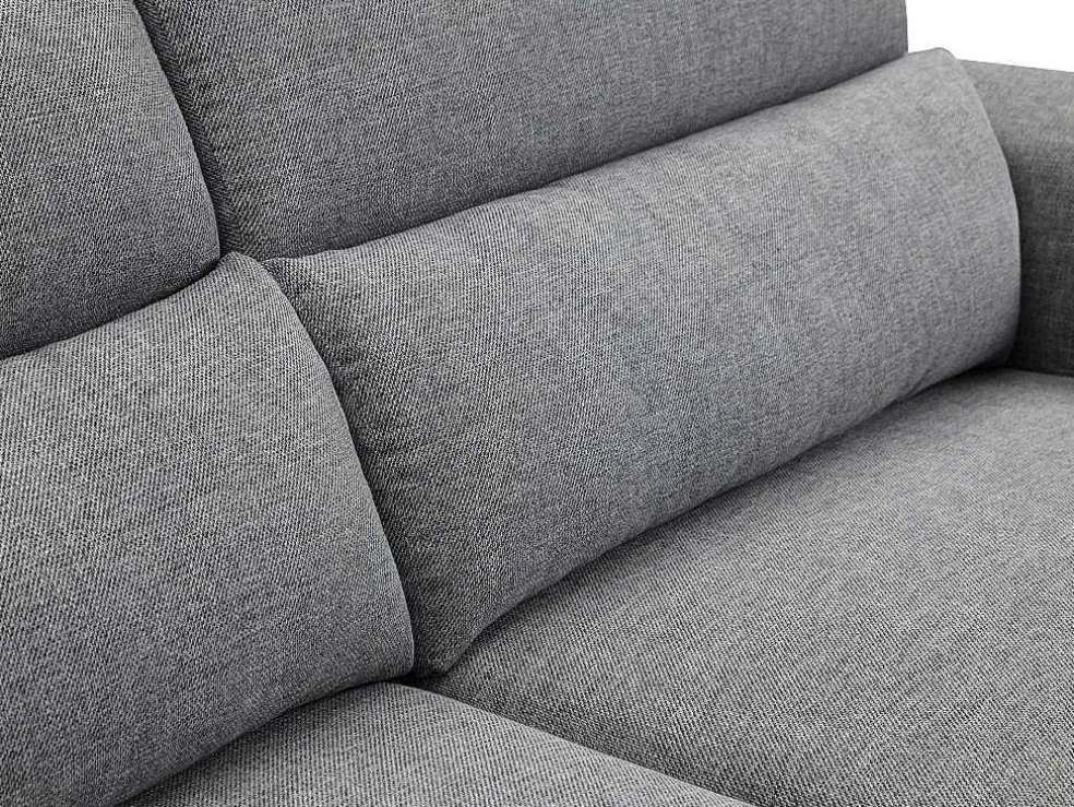 Elektrische Relaxbankstel 3+2 Macari - Stof - Grijs
