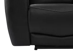 Elektrische Relax-Fauteuil Van Zwart Vaarsleer Damon